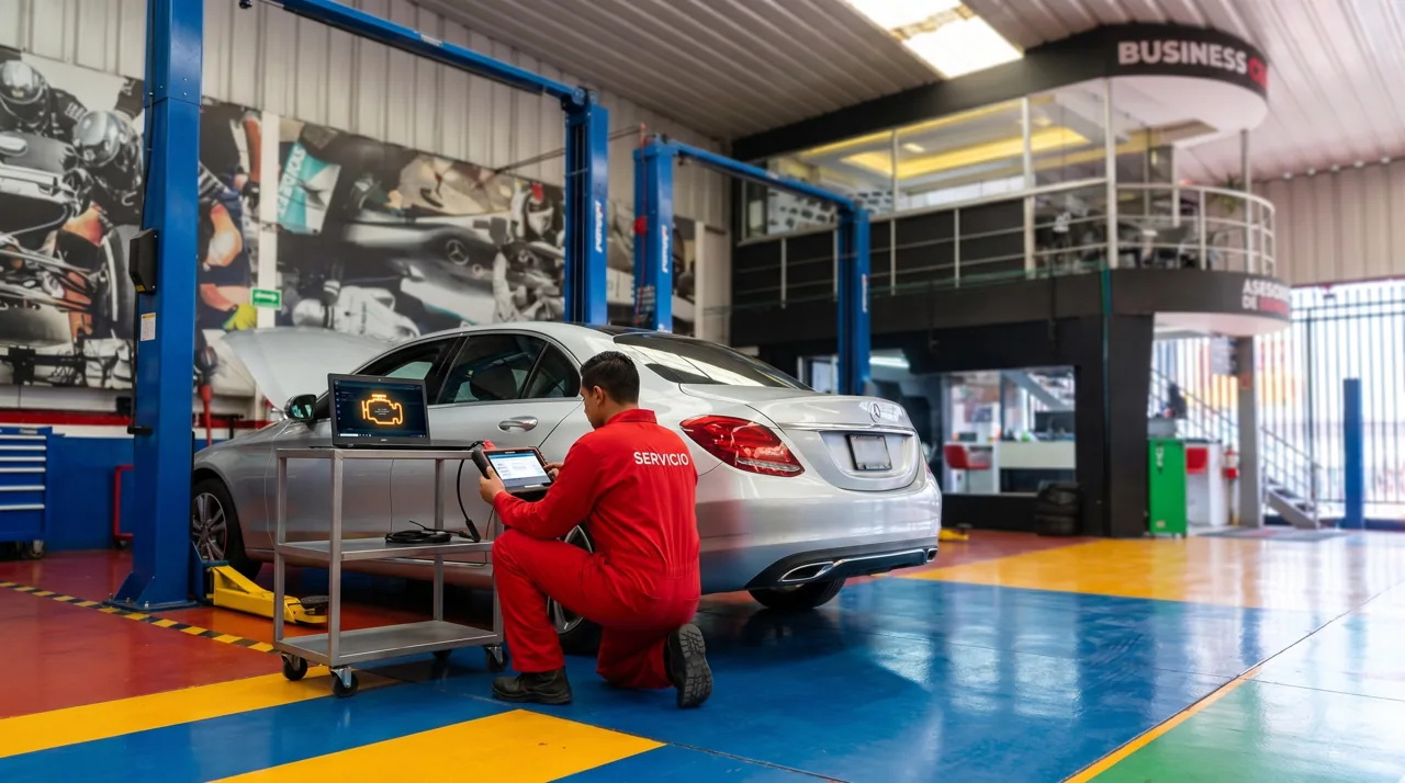 Diagnóstico automotriz computarizado con escáner OBD en Marcas de Puebla